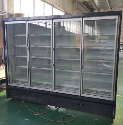 China Single-Temperature Refrigerated Equipment Glass Door Cooler Merchandiser for sale