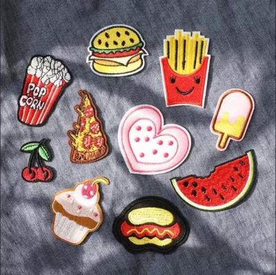 China Reversible Fashion Embroidered Applique Garment Patches Badge Iron Clothing Bag Shoes Custom Customized Key Technics Style Time Advance Hat for sale
