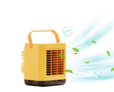 China Personal Fan 2000 MAH Mini Cooling Fan Wireless Rechargeable Air Cooler New Portable Anion Water Cooling Fan Air Conditioner with 3 Speed Modes for sale