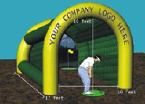 China Inflatable sports / inflatable golf ball shooting / inflatable sport games for sale