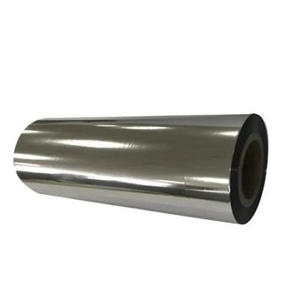 Cina Film PET metallizzato alluminato d'argento per imballaggi alimentari Spessore 20mic in vendita