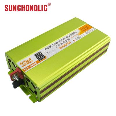 China 2000w 2kva Pure Sine Wave Power Inverter 5V 1000mA USB 24v 220v Dc To Ac for sale