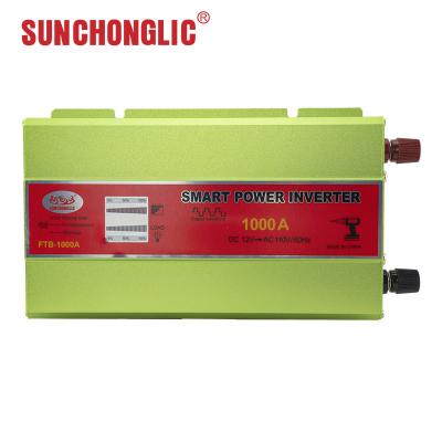 China Smart Off Grid 1000W Modified Sine Wave Inverter 12v DC To 110v AC 60Hz for sale