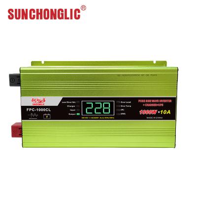 China 1000 Watt Sine Wave Solar Power Inverter Charger 12v 220v UPS Power Inverter for sale