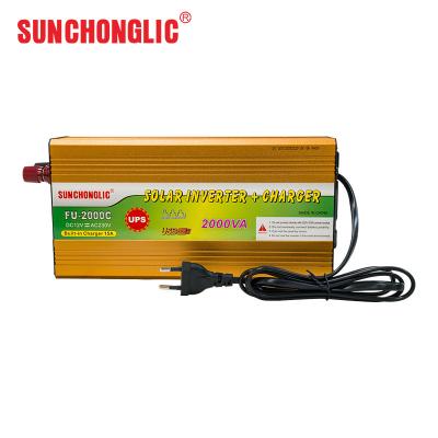 China 12v 220v 2000va 2000 Watt Inverter Charger Smart With Overload Protection for sale