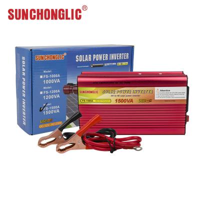 China Inversor de potência de 12V DC a 220V AC 1500W 1500va Inversor de onda sinusal modificado à venda