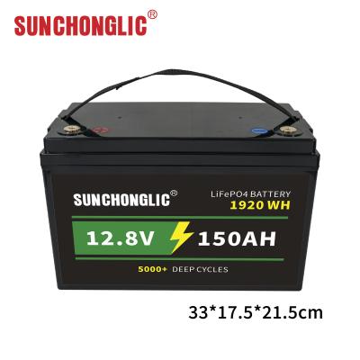 China 12.8V 150Ah LiFePO4 Battery Waterproof High Conductivity Energy Efficiency for sale