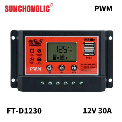 China Lead Acid 12vdc Pwm Controller With Dual Usb Output High-procision voltage stability for sale
