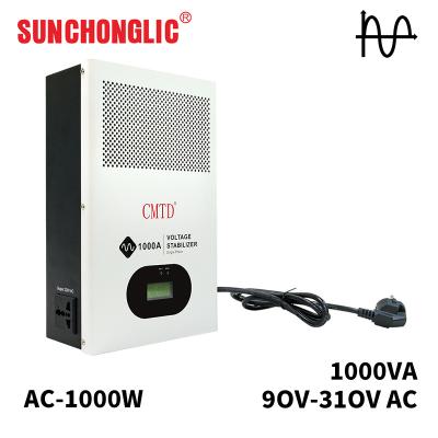 China Estabilizador de onda sinusoidal puro de 1000w 220v AC Input 90V Ecrã LCD para equipamento de bombeamento à venda