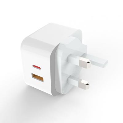 China Wholesale Original Mobile Phone Quality High Speed USB Charger Two Type C Palladium 35w AU Plug EU USA R-U Plug Power Wall Adapter Fast Charger For iPhone en venta