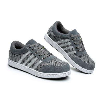 China 2021 New Unique Steel Toe Frosted White Suede Unisex Safety Shoes for sale