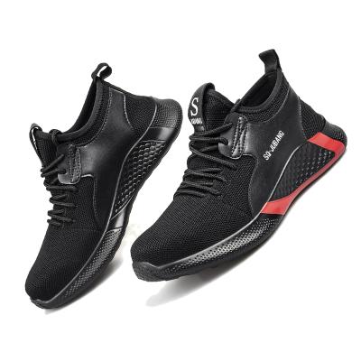 China Steel toe 2021 new zapatos de seguridad men industrial steel toe brand light safety work toe shoes for sale