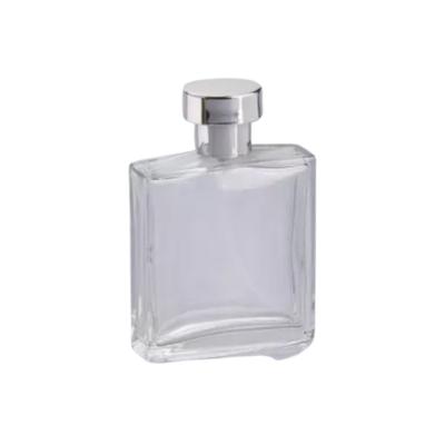 Chine 20ml 50ml 100ml Men atomizer Perfume Bottle clear glass sliver or gold cap à vendre
