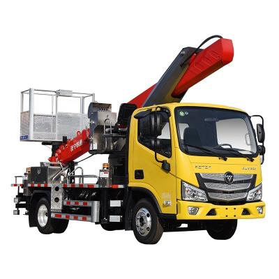 China 26m aerial platform manlift truck for tree pruning cable maintenance or sale 4 - 6L for sale