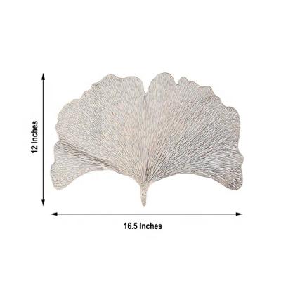 China Europe Sustainable Style Insulation Place Mat Table Mat Fan Shaped Non-Slip Dining for sale