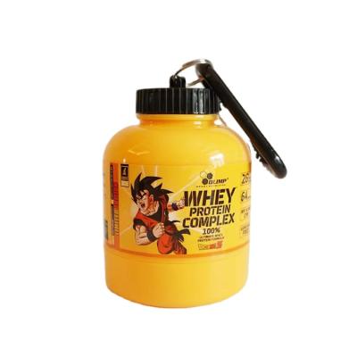 China 1019-5 Milk Protein Powder Container Box Portable Feeding Pill Box Multifunctional Travel Bottle Viable Storage Bodybuilding Pill Box Box for sale