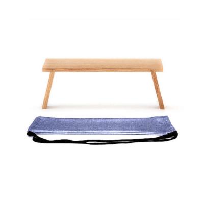 China Modern Portable Folding Wooden Meditation Yoga Prayer Bench Stool With Carry Bag for sale