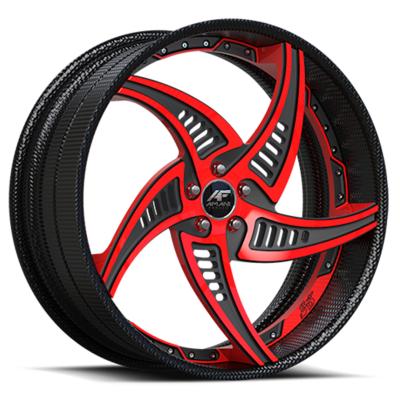 China Amani Fumo Deep Dish Porsche forjado rueda el grado aeroespacial en venta