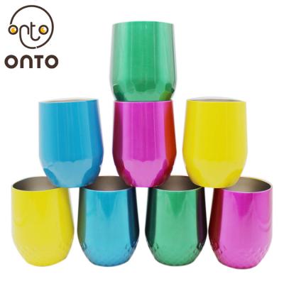 China Sustainable High Quality Double Wall Stainless Steel Tumbler Egg , Wholesale Egg Shape Tumbler for sale