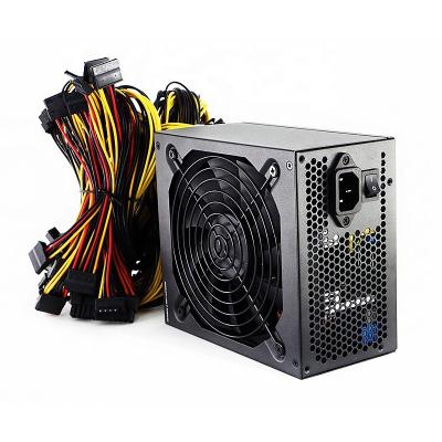 China PSU Silent PC Power Supply 2000W 180-240V ATX fan 12V 24PIn for installation of graphics card GPU in stock for sale