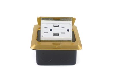 China La tabla de cobre amarillo de la cubierta hace estallar para arriba los mercados impermeabiliza el mercado del piso con el cargador USB en venta
