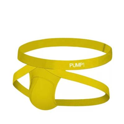 China New Style Men's Breathable G-string Breathable Thong Jockstrap Pump G-String Thong Underwear Elastic Underwear for sale