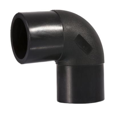 China PE 100 HDPE Pipe Electrofusion Buttfusion Fitting Bend 90 Degree Elbow for sale