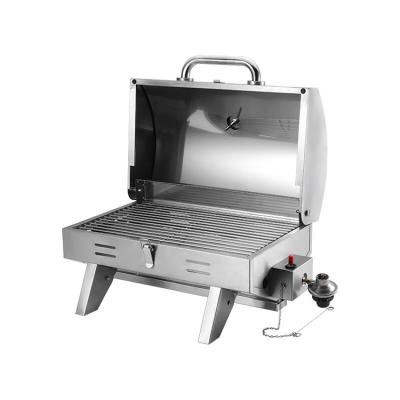 China Outdoor Commercial Stainless Steel Easily Assembled Mini Gas Portable Barbecue Grill For Camping for sale