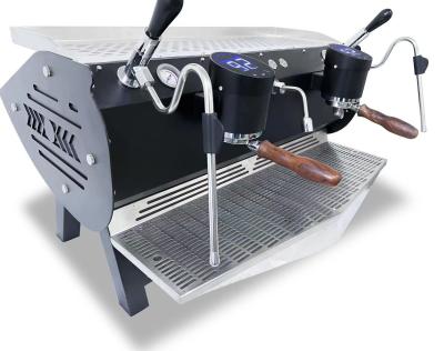 Chine Machine à café à double groupe semi-automatique à vendre