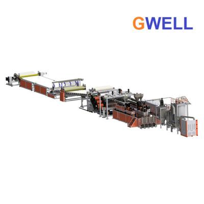 China Línea gruesa máquina plástica 750kg H de la protuberancia de la placa del ANIMAL DOMÉSTICO GPPS del extrusor de hoja en venta