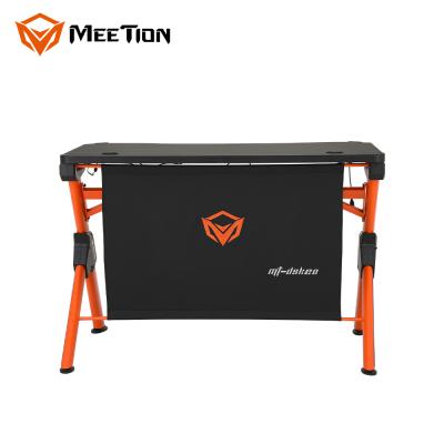 China A tabela de PC lateral de alta qualidade do escritório do fulgor de MeeTion DSK20 2020 conduziu a mesa leve do jogo do computador do Rgb para o jogo home à venda