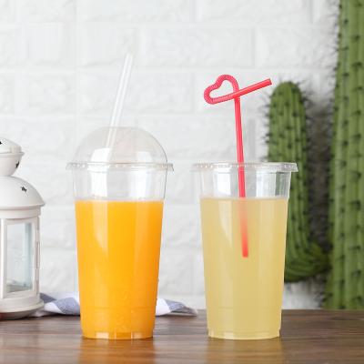 China Factory Customized 10oz Pla Eco-Friendly Biodegradable Disposable Cups Eco-friendly Biodegradable 12oz 14oz 16oz 18oz 20oz For Cold Drink With Lids for sale