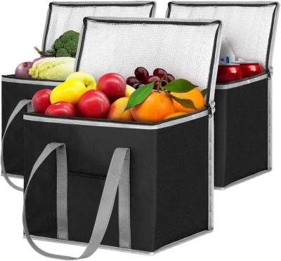 Chine Logo alimentaire personnalisé sac à main réutilisable réfrigérateur isolé sac de lait pour bébé pour l'épicerie à vendre