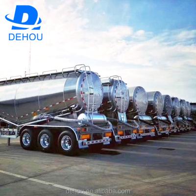 China High Loading Capacity 3 Axles 45ton cement bulker tank Fuel Tanker Crude Oil Tank Semi Trailer For Sale for sale