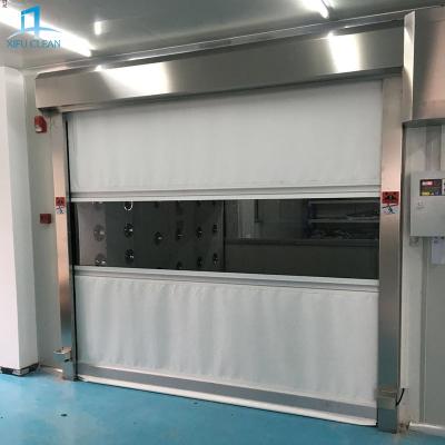 China PVC Windproof Roll Up Door China High Speed Automatic Quick Roll Up Door for sale