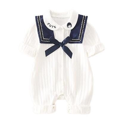 China High Quality Wholesale Organic White Princess Girls/Cotton Baby Clothes Toddler Overalls 3-12 Months for sale