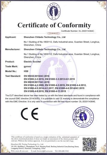 FCC - Shenzhen Chitado Technology Co., Ltd.