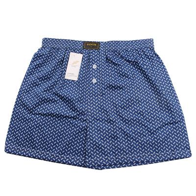 China Antibacterial Men's Underwear Polyester Men's Bag Arrow Shorts Wholesale Casual Plaid Boxer Shorts for sale