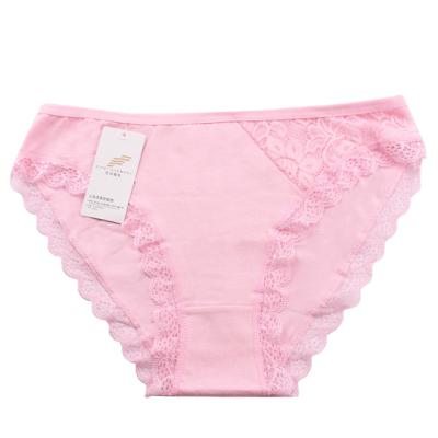 China Antibacterial wholesale cotton sexy lace printed washable panties for women panties for sale