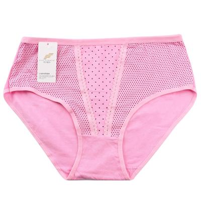 China New Solid Color Big Size Briefs Cotton Sales Lace Ladies Sexy Panties Mom Antibacterial Hot Pants for sale