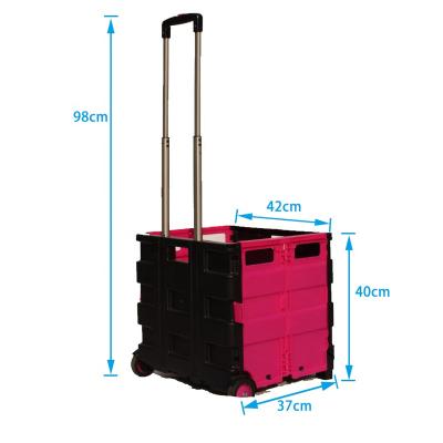 China Newest Convenience Style Shopping Cart Caster Wheel With Bearing Car Customized Plastic Trolley for sale