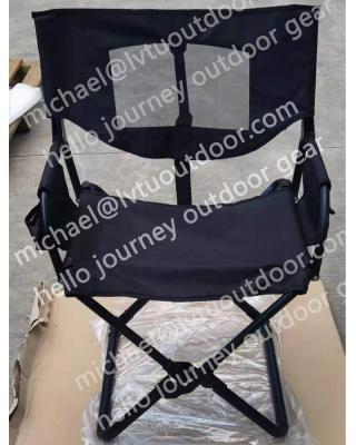 China Camping Chair Metal Fabric Mesh Fold High Quality Adjustable Makeup Chair Easy-carry Manager Chair for sale