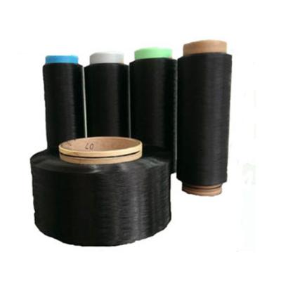China Professional Supplier 70/24 High Tenacity 30/12 SD BR Nylon Drop Dyed Yarn DDB Black Polyamide High DTY Stretch For Knitting And Weaving for sale