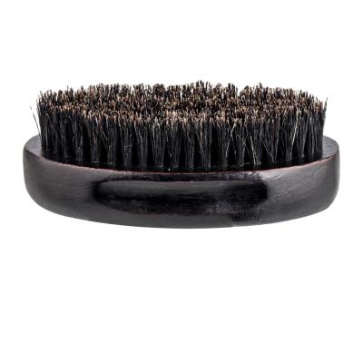 China Tianba Curved Round Hair Brush Boar Bristle 360 Nondisposable Wave Brush For Clearing Beard for sale