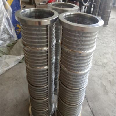 China As telas do fio da cunha de Johnson Mesh 300mm filtram 304 de grande resistência de aço inoxidável à venda