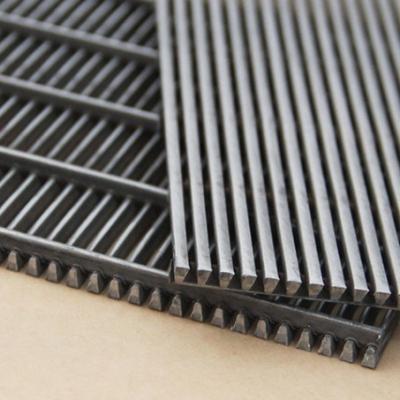 China 316 Stainless Steel Wedge Wire Filter Screen for Water Channel for sale