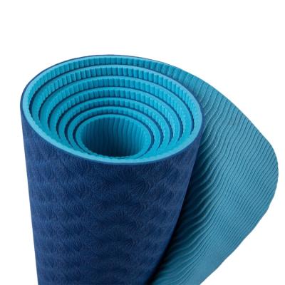 China Yoga Pilate Exercise Fitness Eco Double Side Gym Tape Material Yoga Mat, Custom Logo Yoga Matt for sale