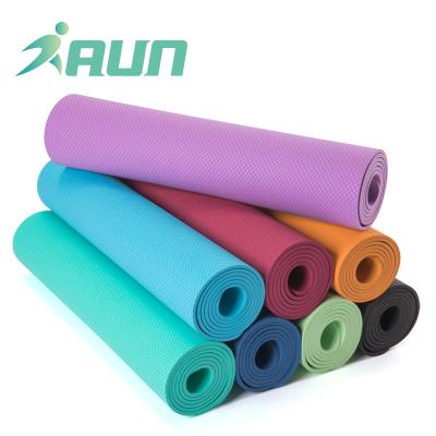 China Supplier Wholesale Non-Slip Custom Logo Exercise Gym Fitness 6mm Tape High Quality Yoga Mat for sale