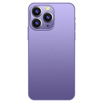 China Dual SIM Card Factory unlocked 4G 5G android cell phone 6.8 inch large memory smartphone Global LET mobile phone i14 Pro Max for sale