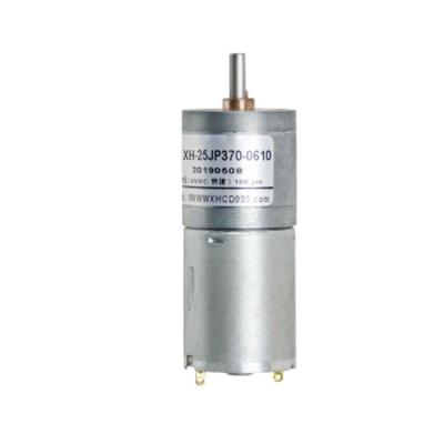 China Hot Selling Totally Enclosed Brushed High Torque 25GA370 Low Speed Reduction Gearbox For Led Light for sale